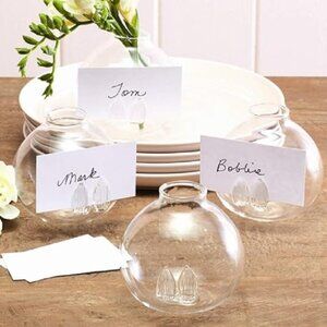Two's Company Be Seated Set of 10 Bud Vases Place Card Holders